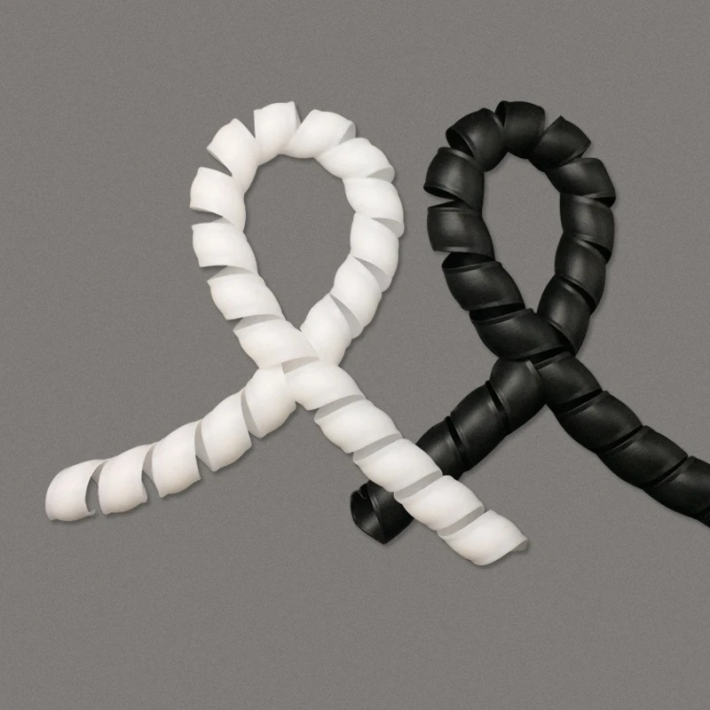 1/5/10 미터 8mm-40mm 와이어 보호기 케이블 슬리브 커버 튜브 라인 주최자 파이프 보호 유연한 나선형 랩 권선 케이블