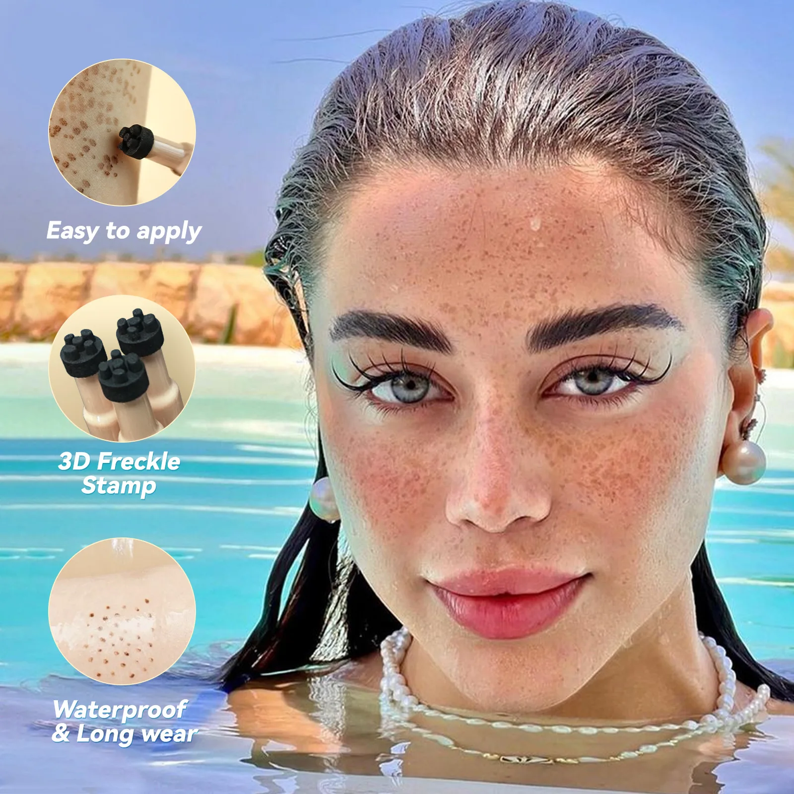 자연 주근깨 펜 방수 시뮬레이션 가짜 스팟 메이크업 도구 지속 방수 페이스 도트 스팟 펜 아이 라이너 한국 화장품