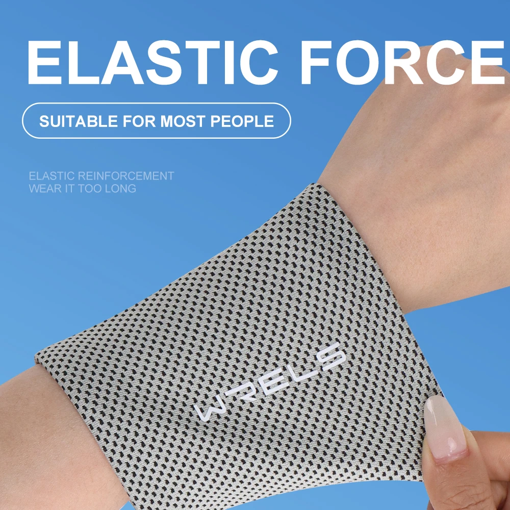 WRELS 콜드 손목 지원 밴드 손목 밴드 스포츠 Bracers 땀 수건 커프 테니스 땀 밴드 가드 농구 피트니스 손목 Wra