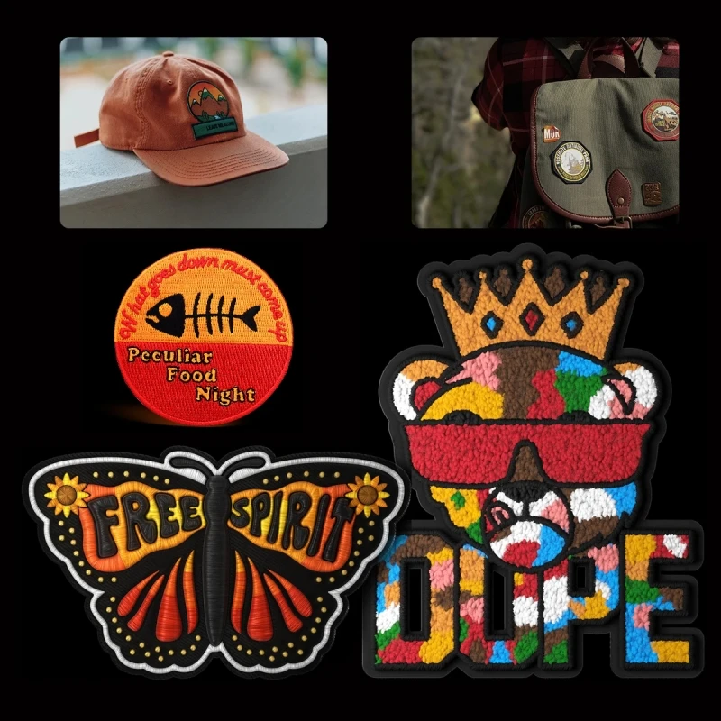 의류에 대한 사용자 정의 자수 패치 최소 주문 10 Pcs 로고 맞춤형 개인화 된 철 바느질 학교 브랜드 모자 DIY 공예