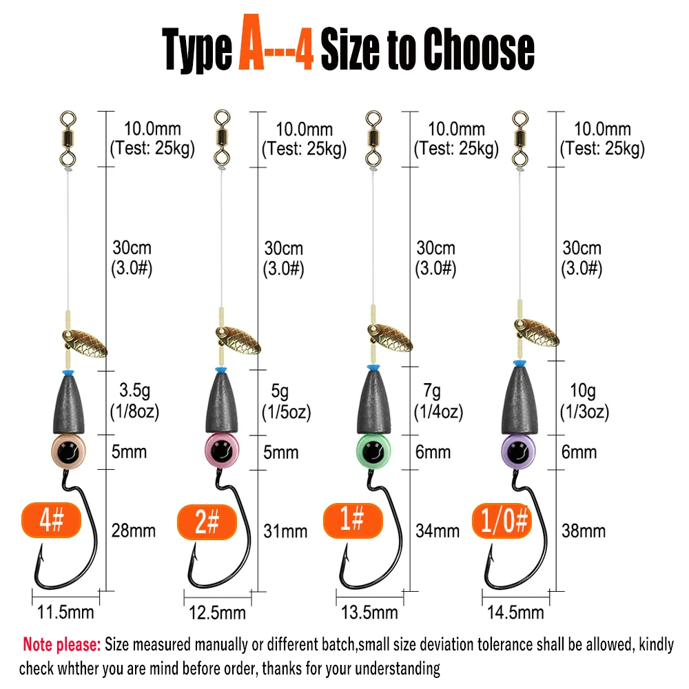 베이스 낚시를위한 5 개/몫 텍사스 리그 세트 캐롤라이나 리그 키트 낚시 태클 Fishhooks 잉어 낚시 헤어 리그 준비 Boilie 미끼