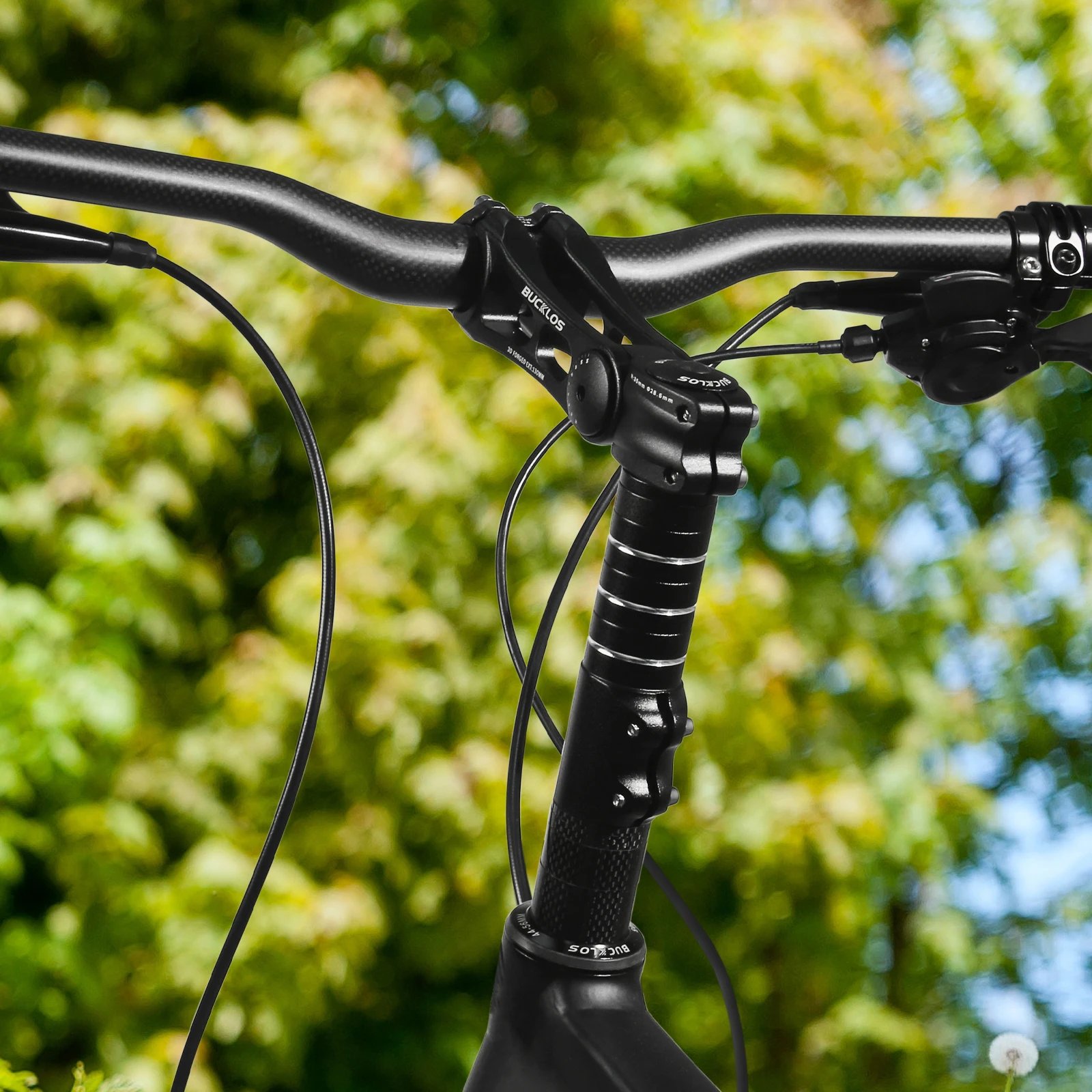 BUCKLOS 자전거 줄기 높이 확장기 100/120/135/180/210MM 알루미늄 합금 핸들 바 라이즈 업 어댑터 28.6mm 사이클 액세서리