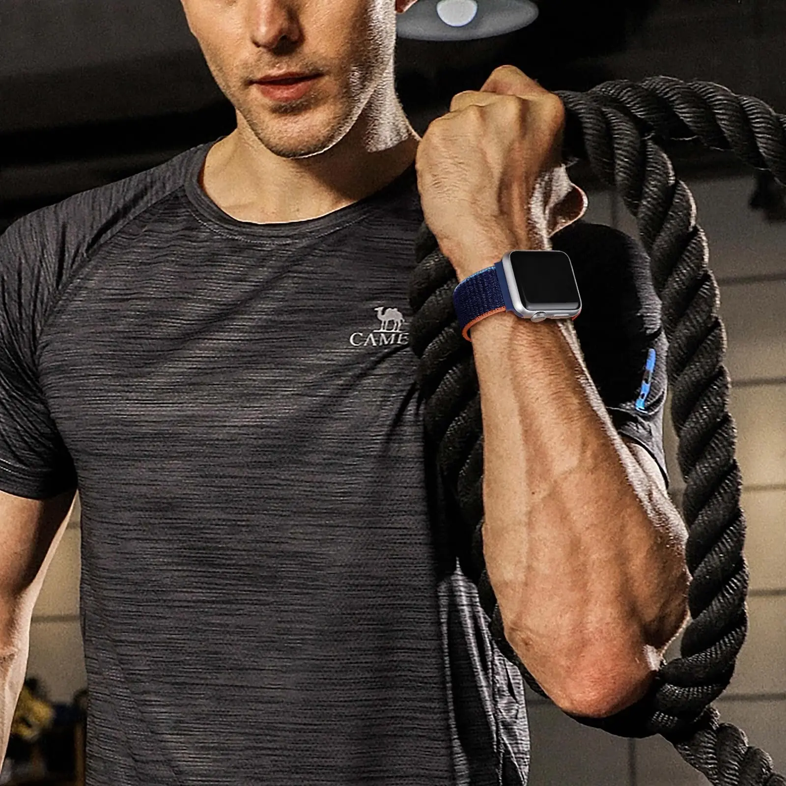 Apple Watch 10 용 나일론 스트랩 42mm 46mm Ultra 2 49mm IWatch 9 8 7 6 5 4 3SE 45mm 41mm 44mm 용 통기성 교체 용 손목 밴드