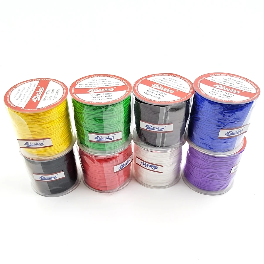 나일론 tasbih 비즈 스레드 라인 강력한 고품질의 수제 스레드를 깨고 하드
