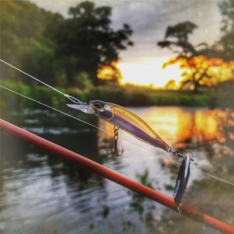 2023 새로운 77mm / 63mm 낚시 미끼 싱킹 미노우 저크베이트 하드 미끼 낚시 워블러 베이스 크랭크베이트 송어 미끼 코킹 입 미끼