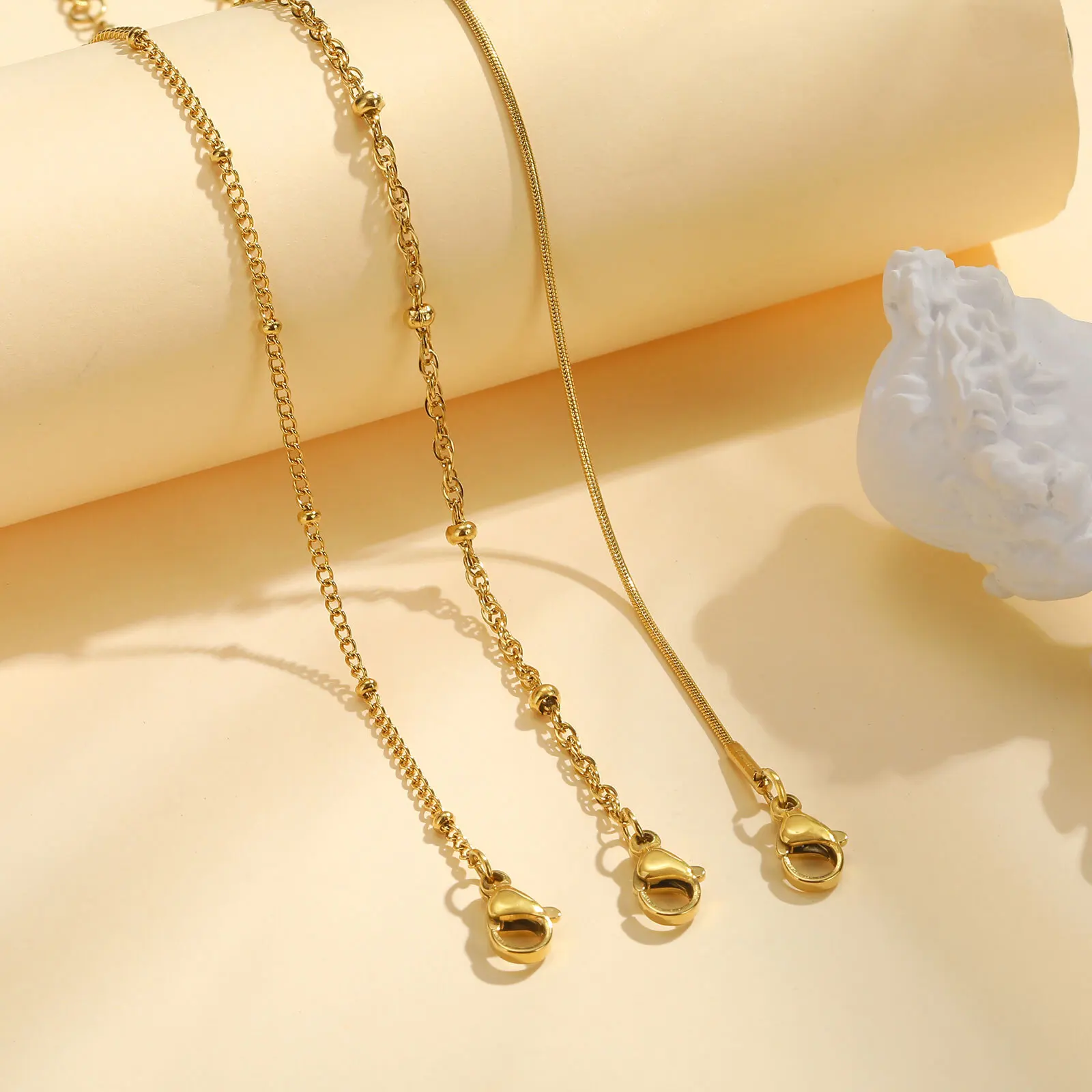 여성용 스트레치 비즈 진주 팔찌, 심플한 쌓을 수 있는 쥬얼리, 10mm