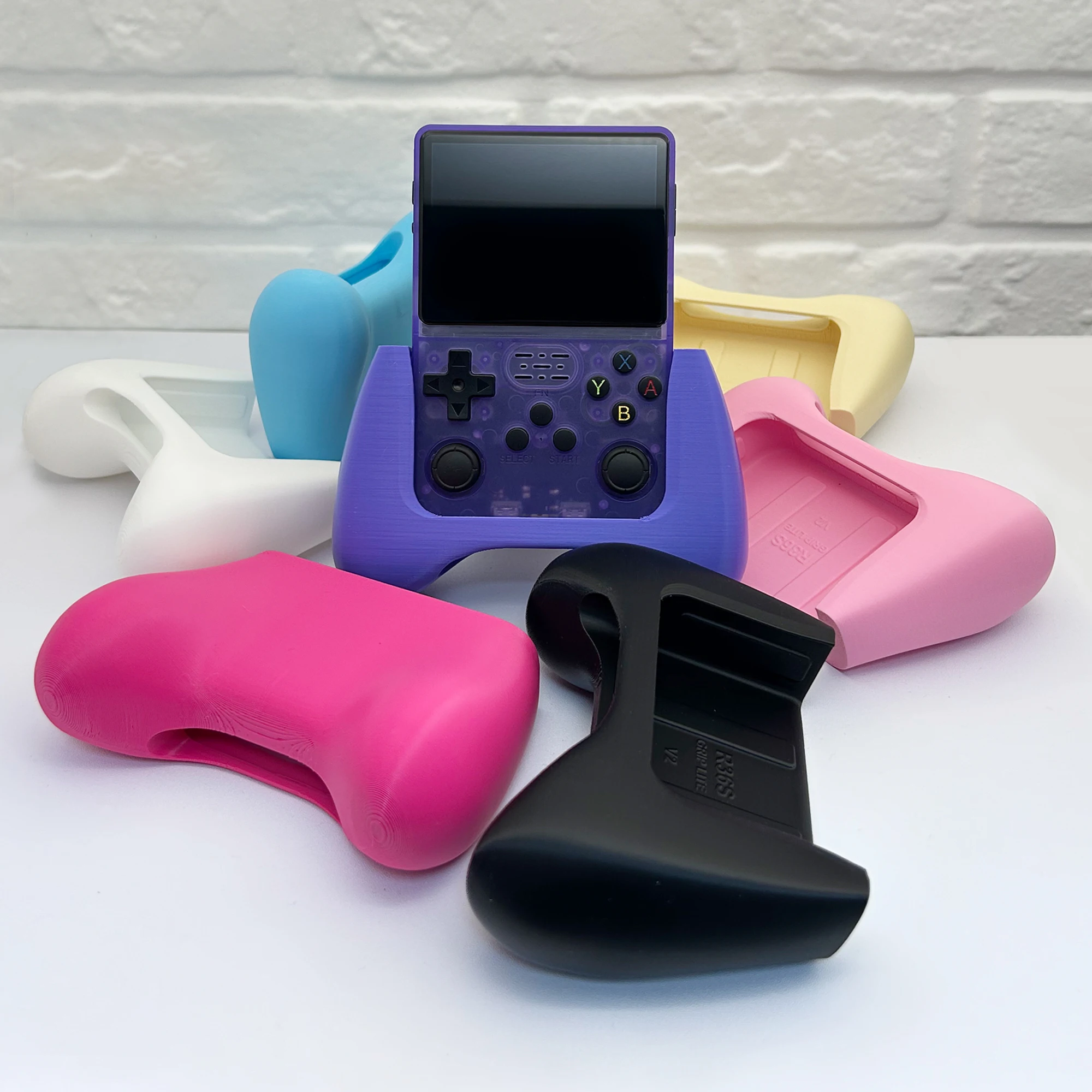 R36S 그립 핸들 DIY 컨트롤러용 3D 프린트 액세서리, R36S 3D 그립, 편안한 r36 s 콘솔 그립