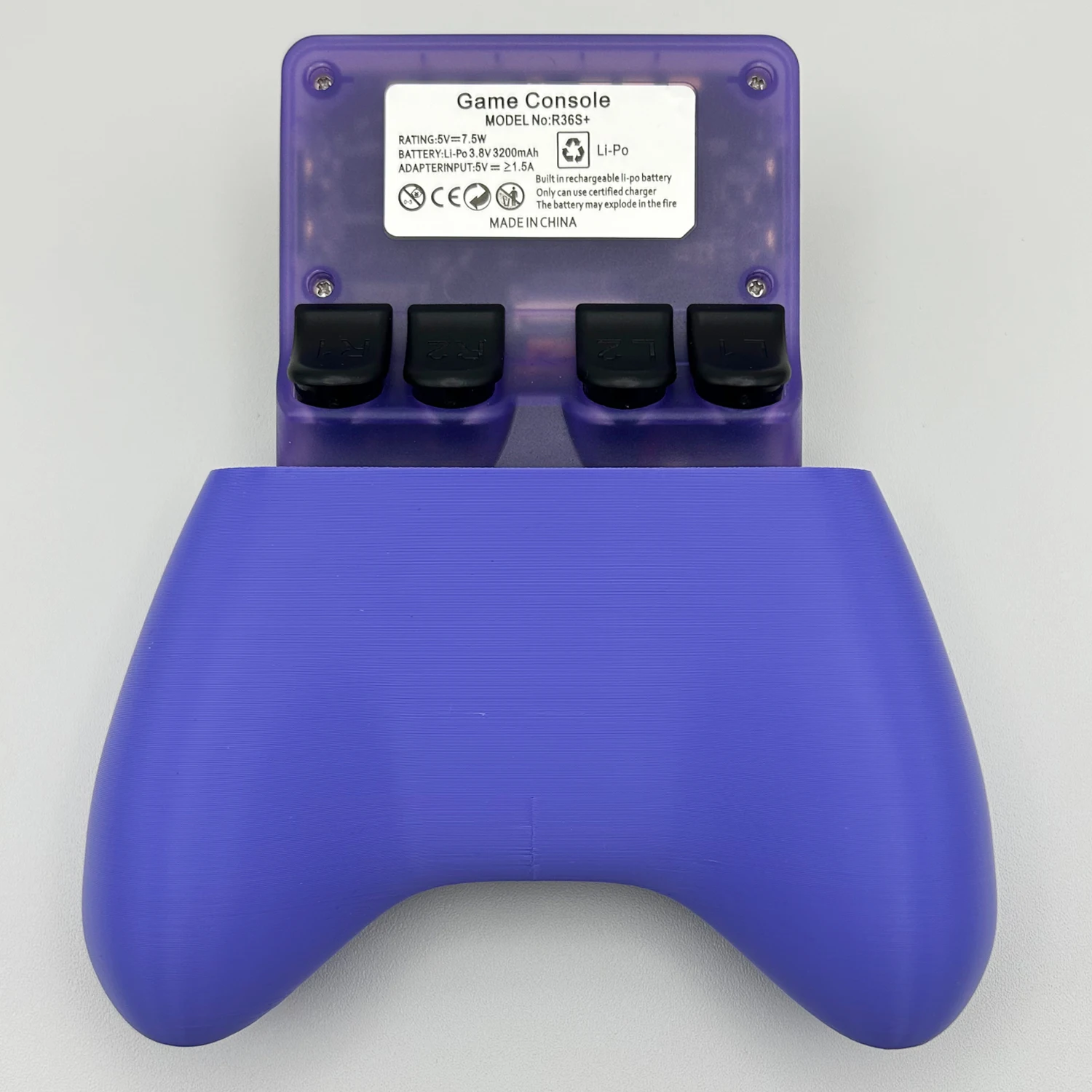 R36S 그립 핸들 DIY 컨트롤러용 3D 프린트 액세서리, R36S 3D 그립, 편안한 r36 s 콘솔 그립