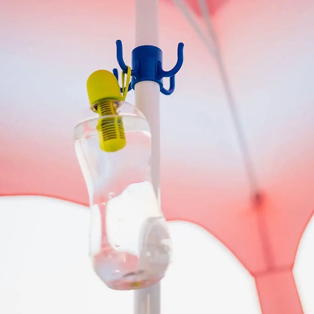 휴대용 야외 해변 우산 후크 행어, 다목적 공간 절약형, 유용한 4 모서리 후크, 내마모성 우산 액세서리