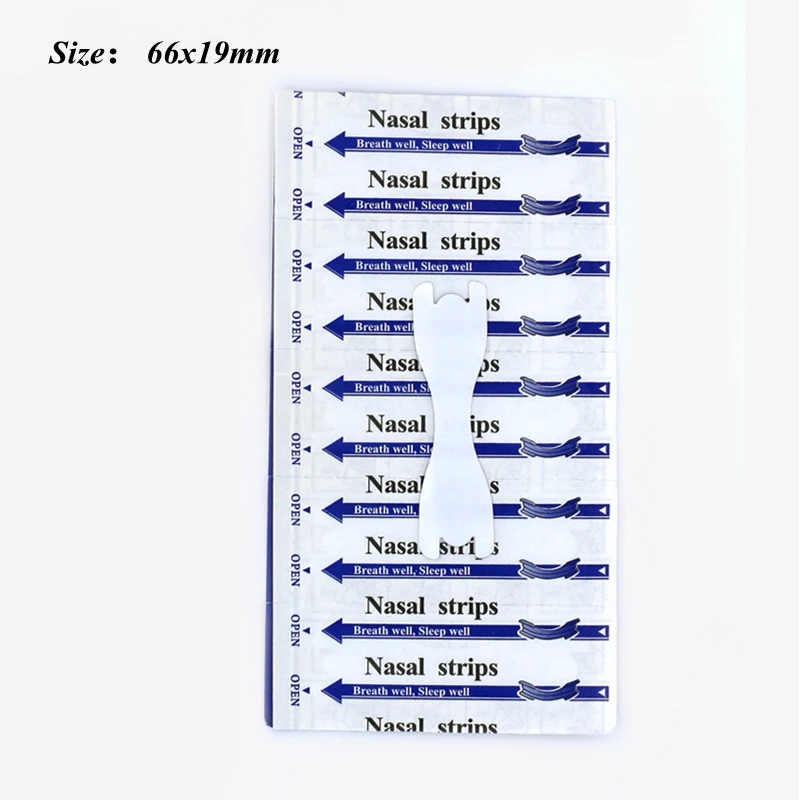 50 개/몫 투명 비강 스트립 안티 코골이 스티커 더 나은 코 호흡 코골이 도구 감소 건강 관리 중지 코골이 패치