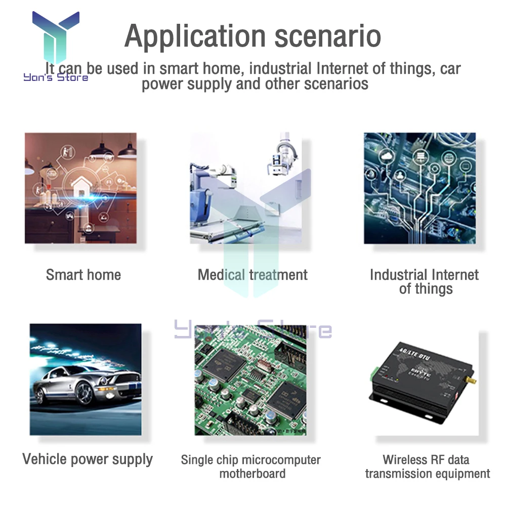 DC-DC 스텝 다운 전원 공급 장치 모듈 DC 7-100V ~ DC 5V 9V 12V 24V 2A 전압 조절 가능 벅 컨버터 모듈 전압 조정기