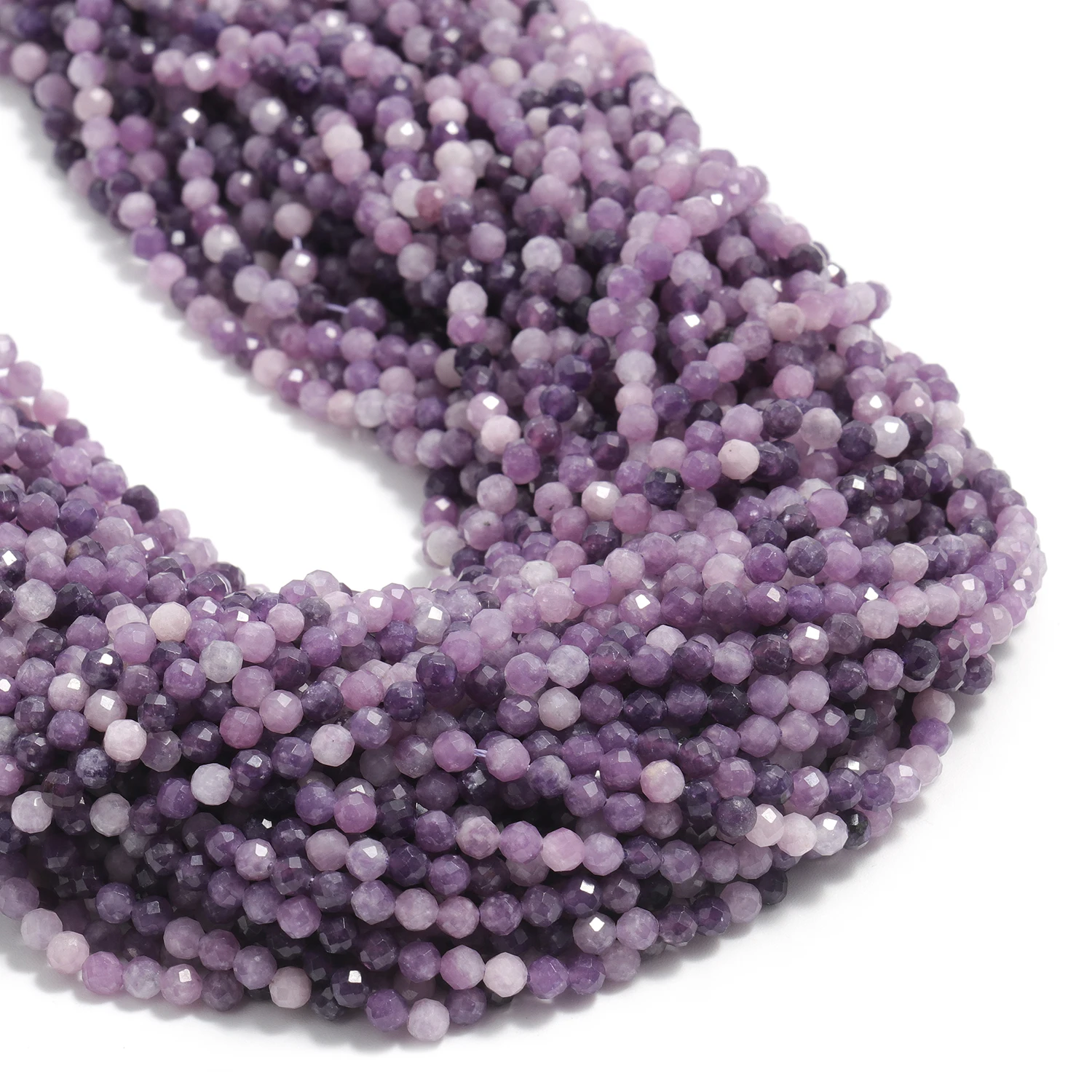 2 3 4mm면 처리 된 작은 구슬 천연 아쿠아 마린 청금석 전기석 자수정 스톤 비즈 쥬얼리 만들기 Diy 액세서리