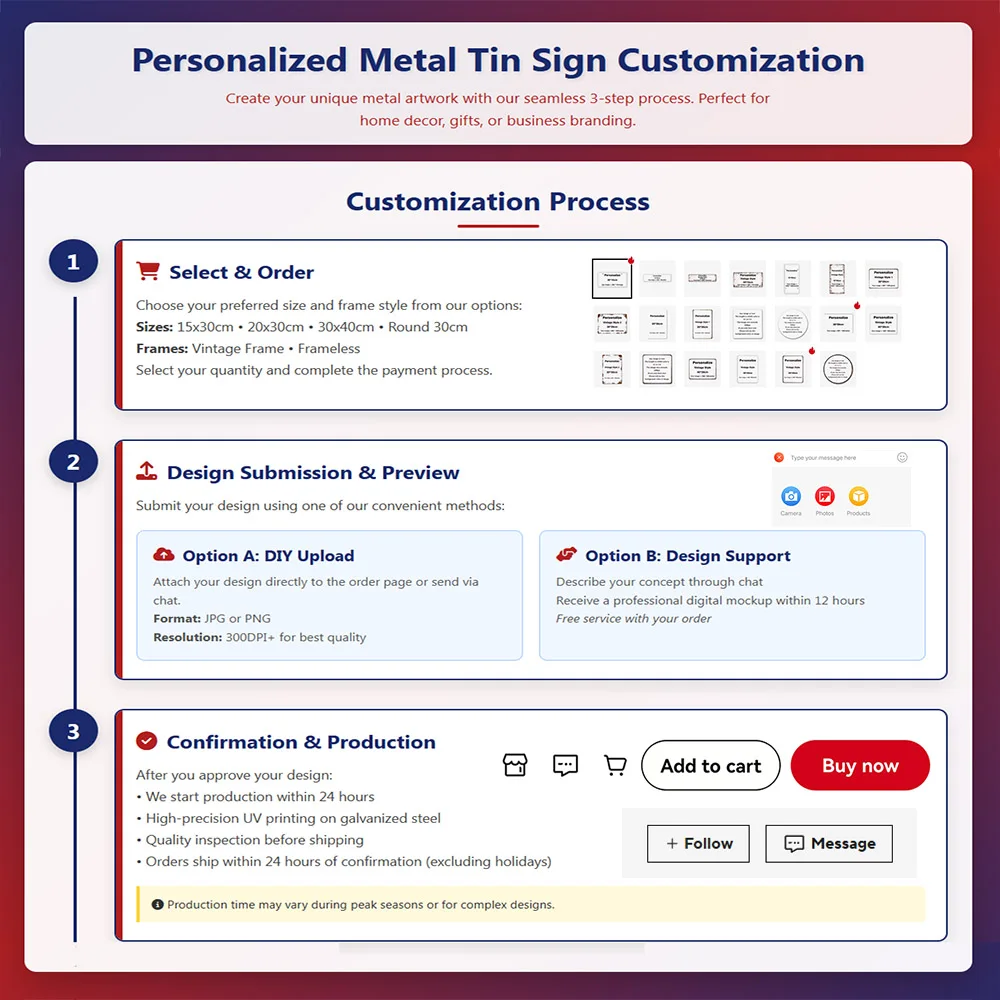 맞춤형 금속 양철 간판 빈티지 벽 장식 포스터 개인 맞춤 방 꾸미기, 드롭쉬핑 도매 맞춤형 선물 무료 디자인