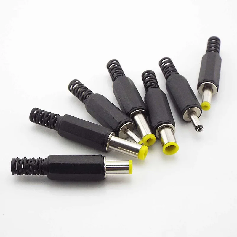 3.5x1.35 4.0x1.7 4.8x1.7mm DC 수 잭 전원 플러그 어댑터 5.5x2.1mm 2.5mm 수 잭 소켓 오디오 커넥터