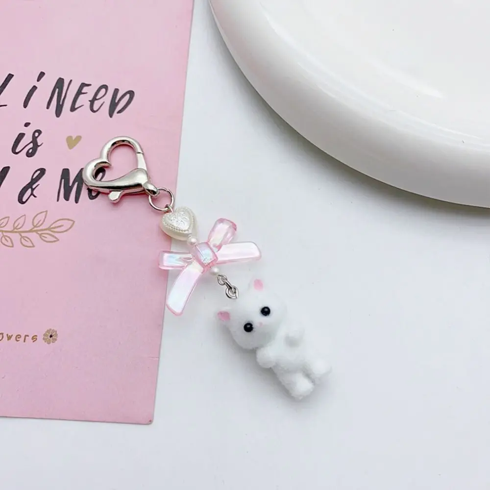 여성용 귀여운 만화 동물 펜던트 키 체인, 패션 고양이 펜던트, 사랑스러운 Y2K 하트 활 모양 키 링