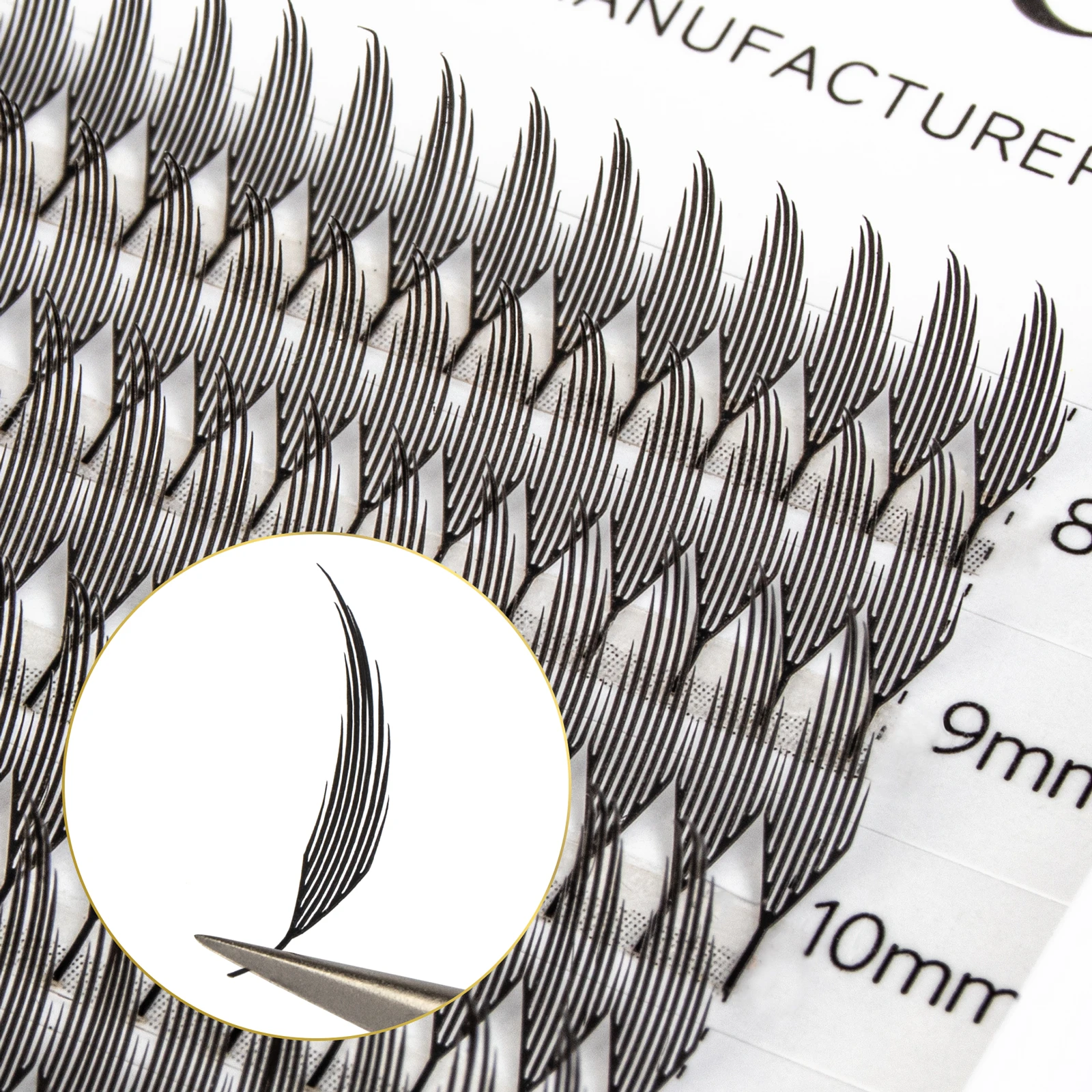 Befer Beauty 깃털래쉬 애니메이션 속눈썹 240 클러스터 만화 스타일 깃털 속눈썹 플로라 고양이 눈 속눈썹, 8-15mm C/D 컬 속눈썹 연장 공급 업체