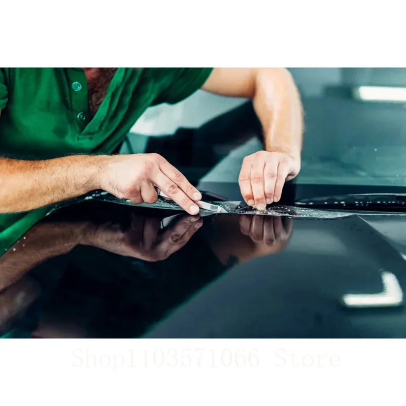 자동차 광택 PPF 투명 보호 비닐 필름, 차량 페인트 오토바이 노트북 스케이트보드 랩용, 3 레이어, 50x20, 300, 500cm