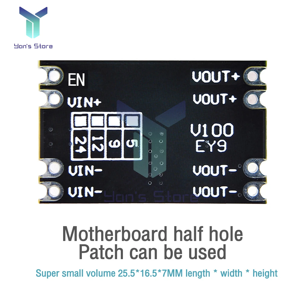 DC-DC 스텝 다운 전원 공급 장치 모듈 DC 7-100V ~ DC 5V 9V 12V 24V 2A 전압 조절 가능 벅 컨버터 모듈 전압 조정기