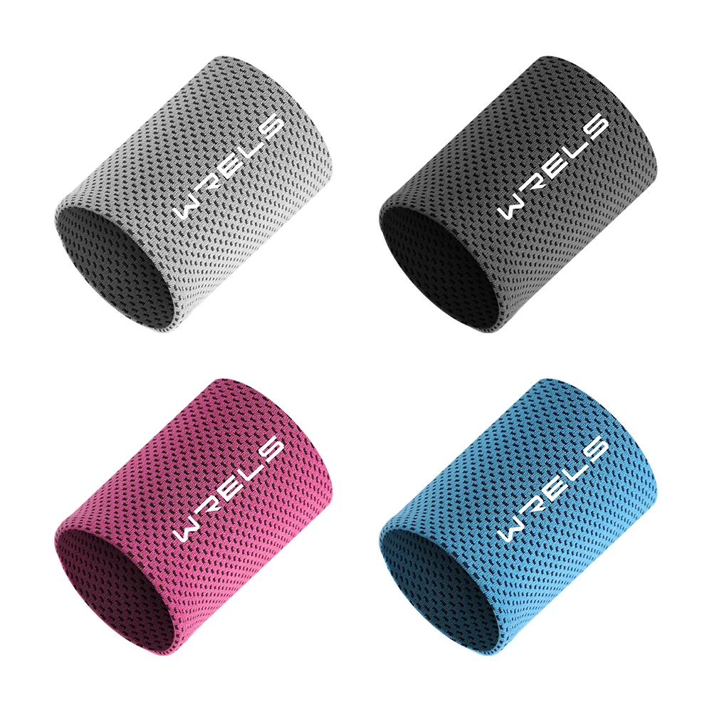 WRELS 콜드 손목 지원 밴드 손목 밴드 스포츠 Bracers 땀 수건 커프 테니스 땀 밴드 가드 농구 피트니스 손목 Wra