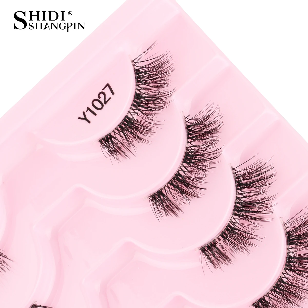 하프 속눈썹 가짜 속눈썹 10-5 쌍 고양이 눈 속눈썹 속눈썹 확장 3D 밍크 하프 래쉬 천연 메이크업 faux Cils maquiagem