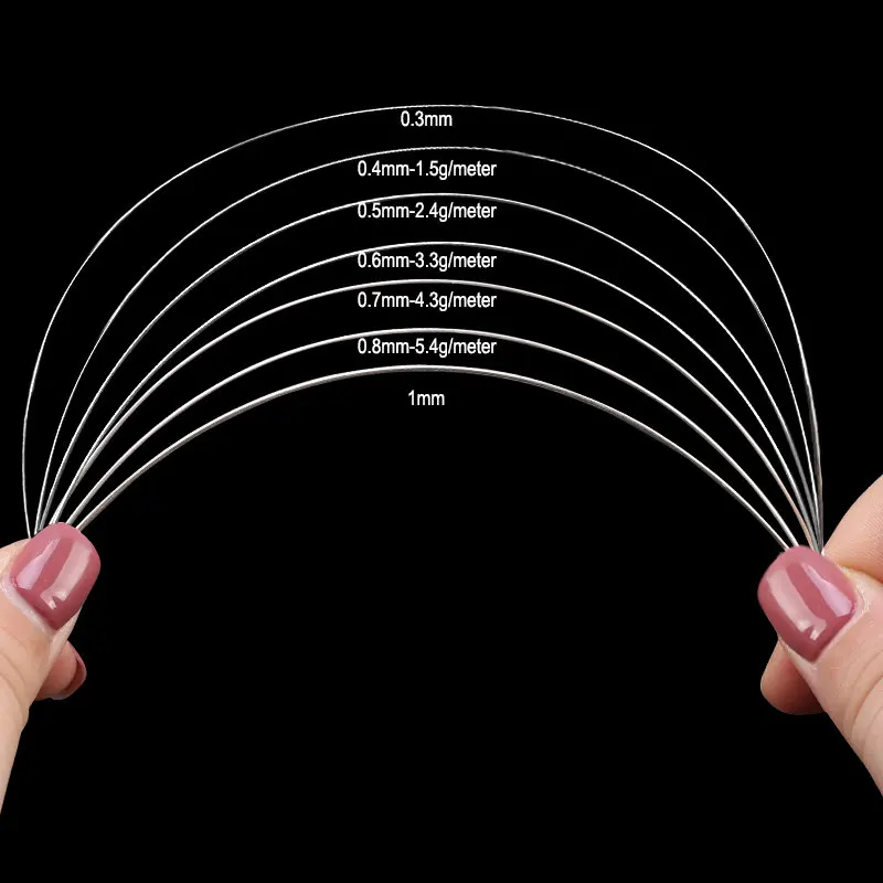 2M 0.3-1.0mm 925 스털링 실버 와이어 쥬얼리 만들기 하프 하드 라운드 스털링 실버 쥬얼리 와이어 액세서리 쥬얼리 DIY