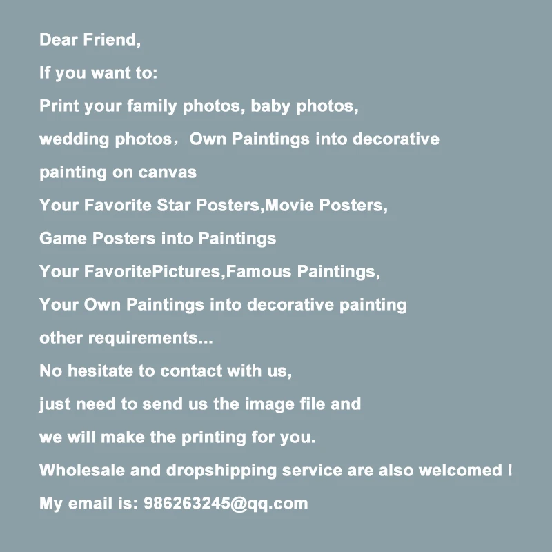 사용자 정의 인쇄 캔버스 회화 사진 캔버스 포스터 개인 선물 사용자 정의 그림 동물 애완 동물 그림 홈 장식 인쇄