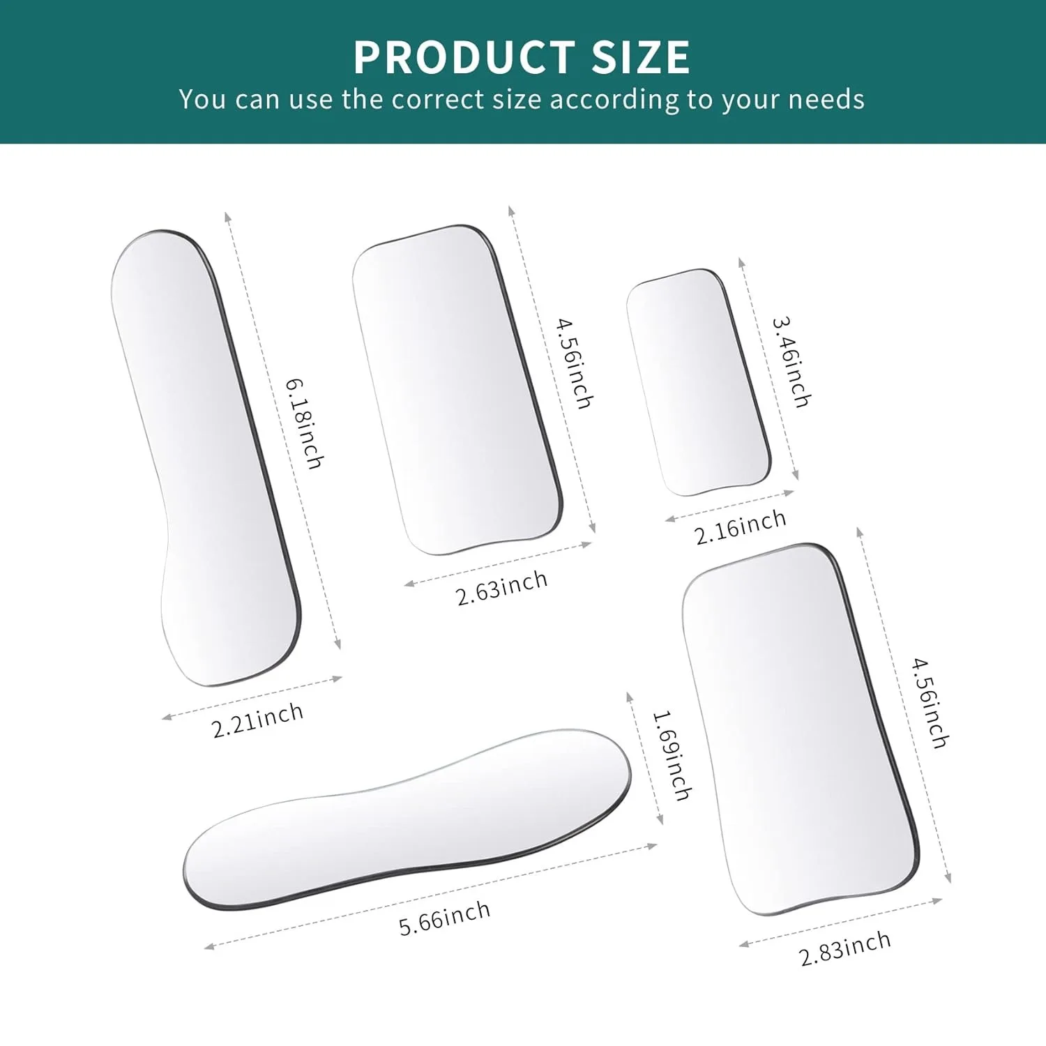 DENTASOP-5 조각 구강 내 거울, 교정 구강 내 사진 2 거울, 사진 구강 거울, 치과