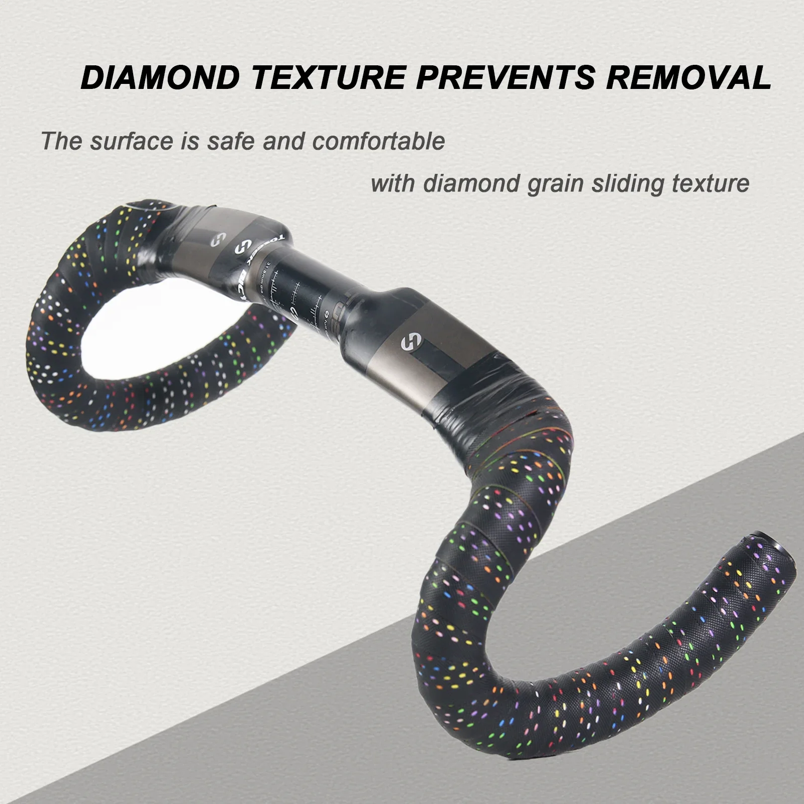 BUCKLOS 도로 자전거 핸들 바 테이프 부드러운 PU EVA 자갈 자전거 바 테이프 미끄럼 방지 충격 흡수 브레스 그립 테이프 사이클링 부품