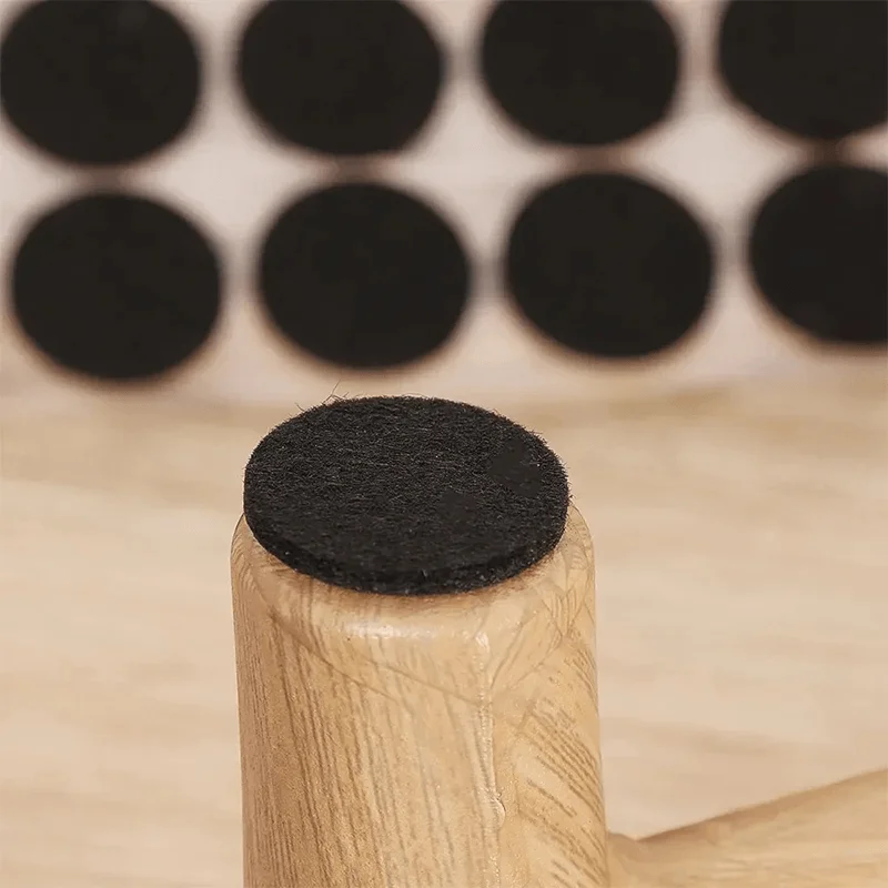두꺼운 자체 접착 펠트 의자 다리 패드, 미끄럼 방지, 긁힘 방지, 소음 방지, 바닥 가구 보호 패드 가스켓