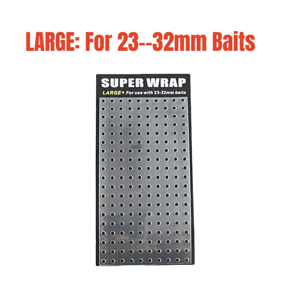 잉어 낚시 액세서리 슈퍼 랩 낚시 미끼, 보호대 천공 수축 튜브, 3 가지 크기, 10 개