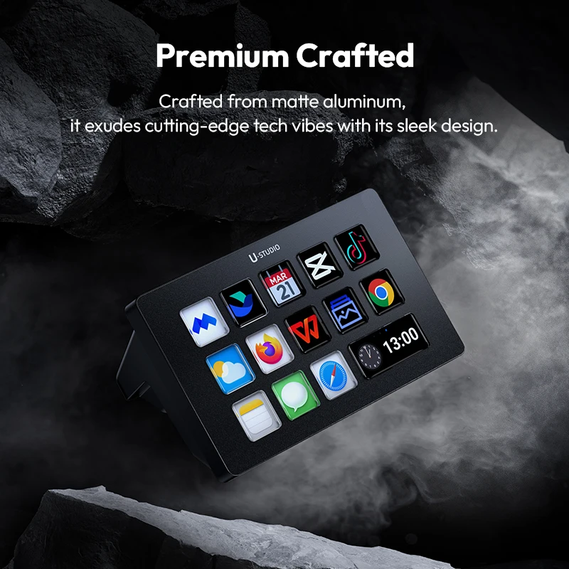 게임/사무실/생방송/콘텐츠 제작을 위한 Ulanzi D200 제작 콘솔 및 스튜디오 컨트롤러 Youtube Tiktok