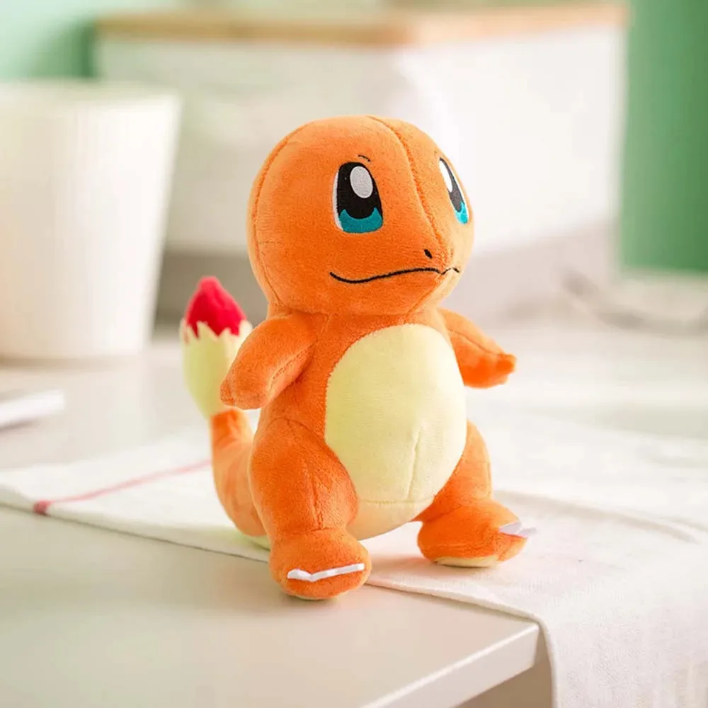25cm 포켓몬 봉제 인형 장난감 카와이 피카추 Squirtle 거북이 Charmander Jigglypuff Bulbasaur Psyduck Pokémon Anime Kids Gift