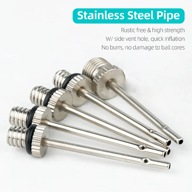 농구 Footn flatable 바늘 공기 밸브 어댑터 펌프 공에 대 한 6PCS 공 바늘 풍선 장난감 팽창기 노즐 익스텐더