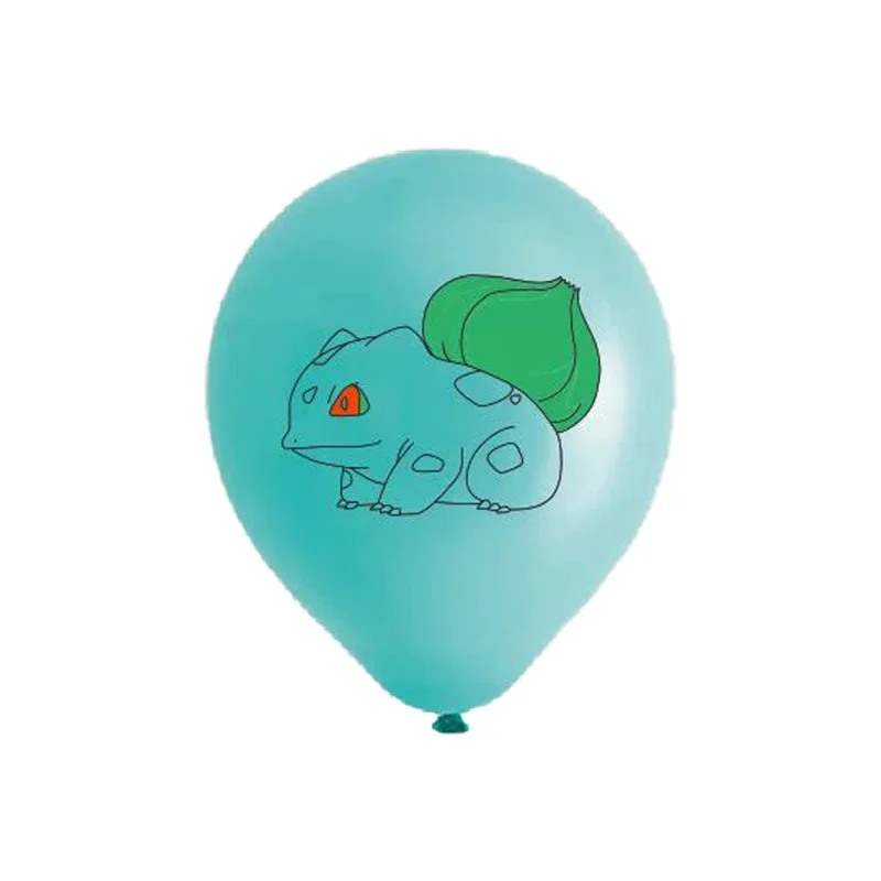10/20pcs 포켓몬 라텍스 풍선 생일 파티 용품 만화 피카추 풍선 베이비 샤워 키즈 파티 장식을위한 호의