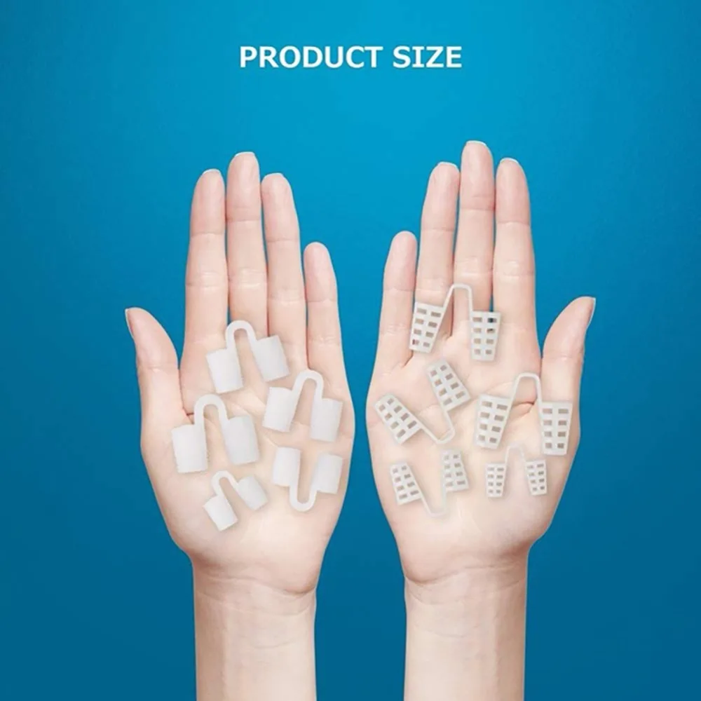 실리콘 코골이 솔루션 안티 코골이 장치 전문 코 고는 스토퍼 코 통풍구 더 나은 수면을위한 코 고는 비강 확장기