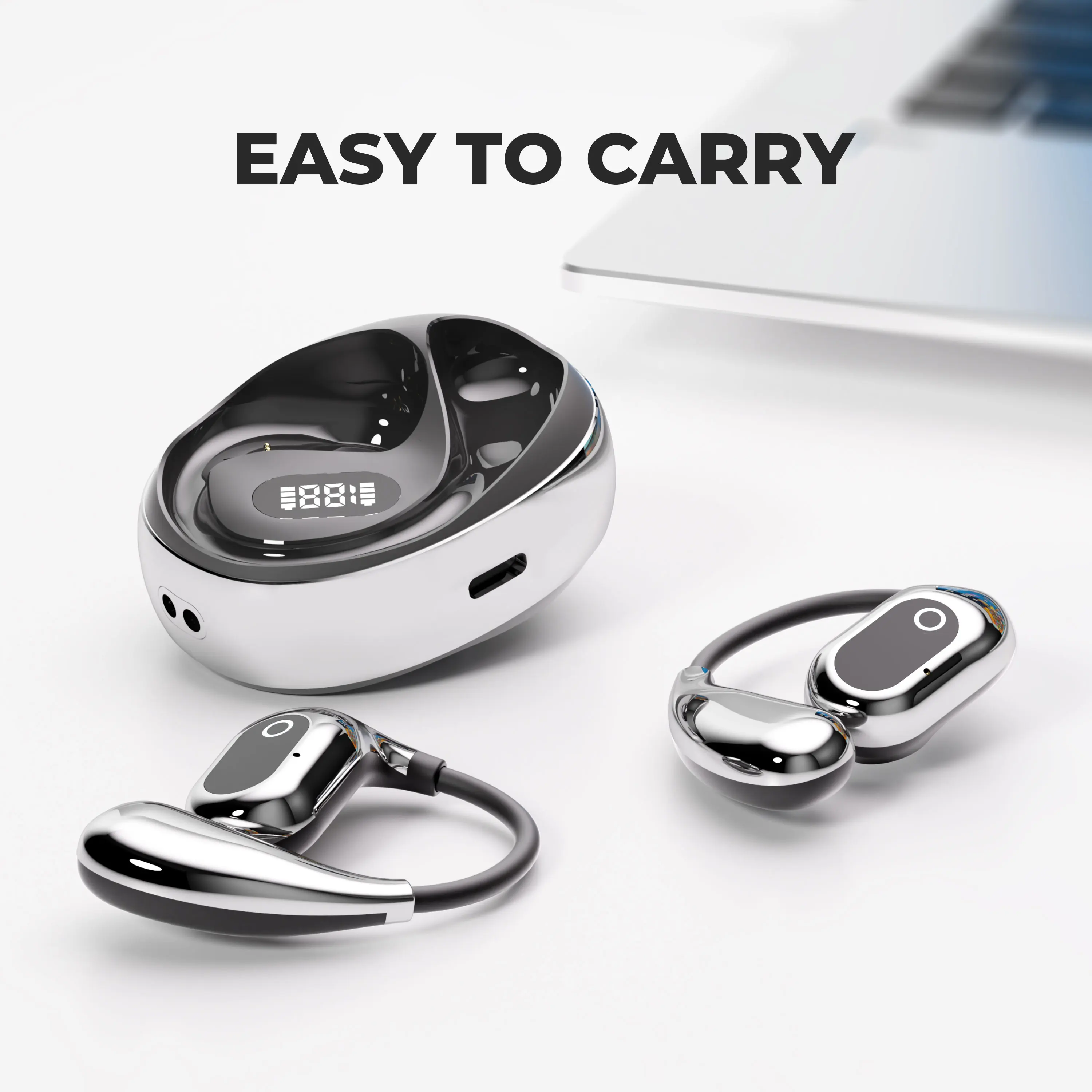 AI 양방향 실시간 번역 무선 블루투스 5.3 이어폰 144개 언어 지원 노이즈캔슬링 게이밍 헤드셋 고음질 사운드 여행 비즈니스 스포츠용 에어팟 프로 스타일 초경량 디자인