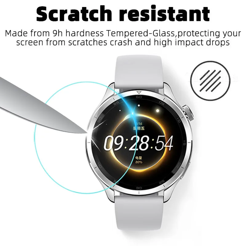 Xiaomi Mi Watch S4 용 강화 유리 Xiaomi Mi Watch S3 필름 액세서리 용 Smartwatch 화면 보호 필름 Anti-Scratch