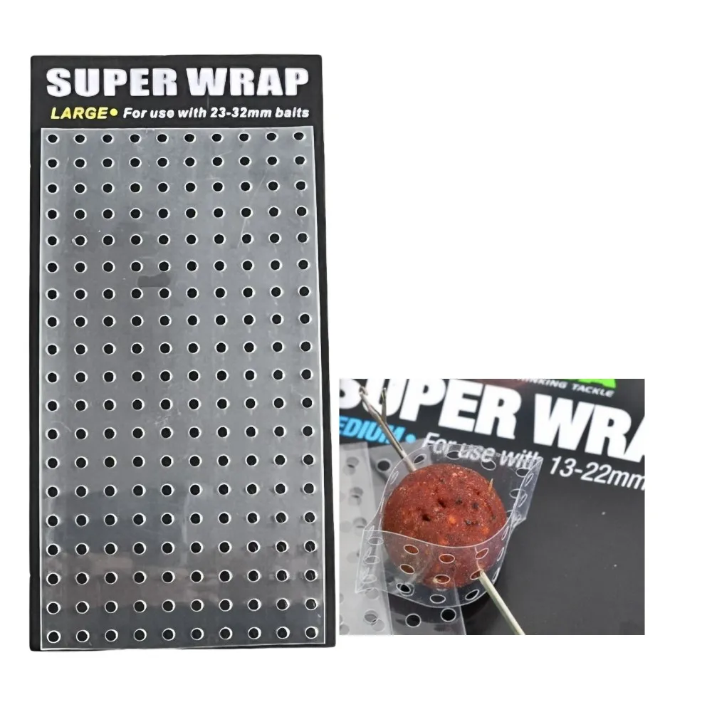 잉어 낚시 액세서리 슈퍼 랩 낚시 미끼, 보호대 천공 수축 튜브, 3 가지 크기, 10 개