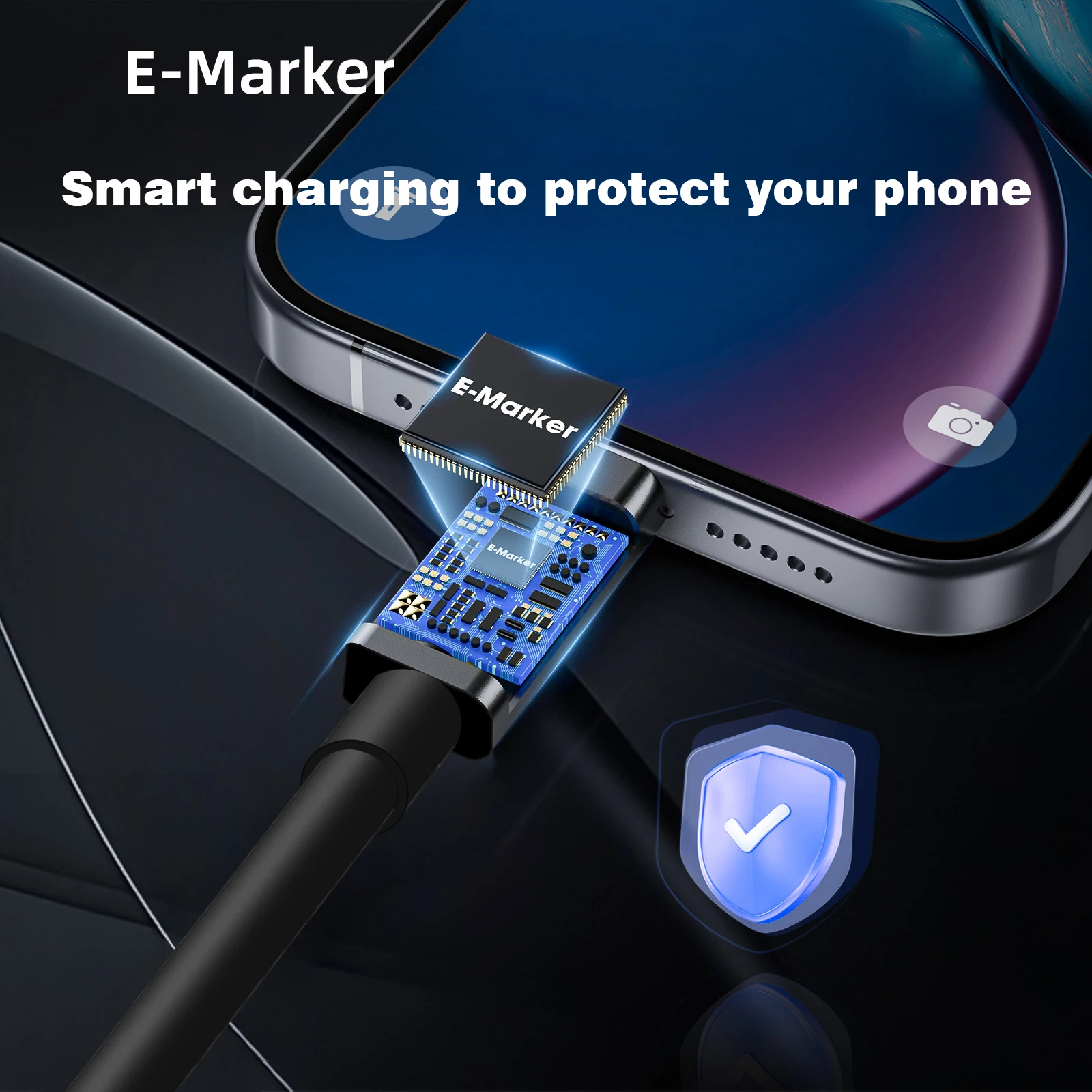 UGOURD 썬더볼트 4 동축 케이블 USB4 타입 C to 타입 C 40Gbps 100W 고속 충전 케이블 2m -0.3m (EGPU, 아이폰, 아이패드, 맥북용)