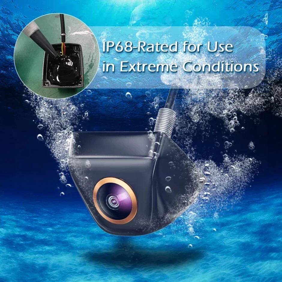 자동차 후방 카메라 1080P Full HD CVBS AHD 후방 카메라 170° 광각 야간 투시 어안 렌즈 자동차 후방 카메라