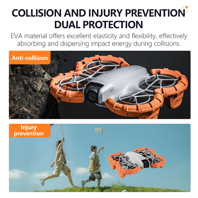 STARTRC 드론 부품 프로펠러 가드 커버 DJI NEO 드론 액세서리 용 EVA 플로팅 프로텍터 충돌 방지 링