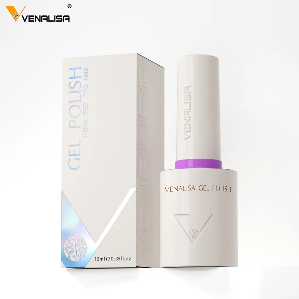 Venalisa 10ml 네일 젤 헤마/TPO 프리 베이스 울트라 글로시 다이아몬드 템퍼드 롱웨어 탑 코트 벨벳 매트 탑 세미 퍼머넌트 젤