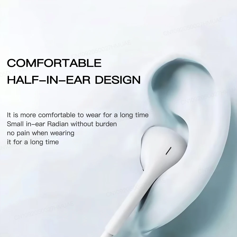 Apple iPhone 16 15 14 13 12 Pro Max 용 기존 이어폰 Samsung 용 Lightning Type-C 3.5mm 이어폰 형 이어 버드 용 유선 헤드폰