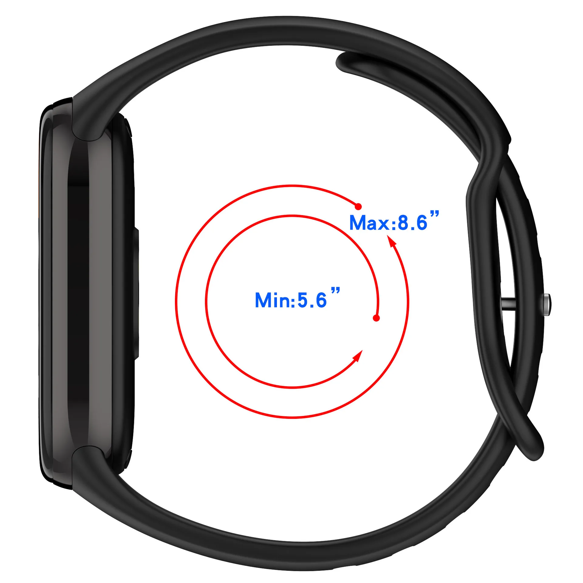 샤오미 미밴드 10 9 8 NFC 스포츠 실리콘 스트랩, 고무 팔찌, 손목 밴드, 샤오미 스마트 밴드 8 9 10 NFC 액세서리