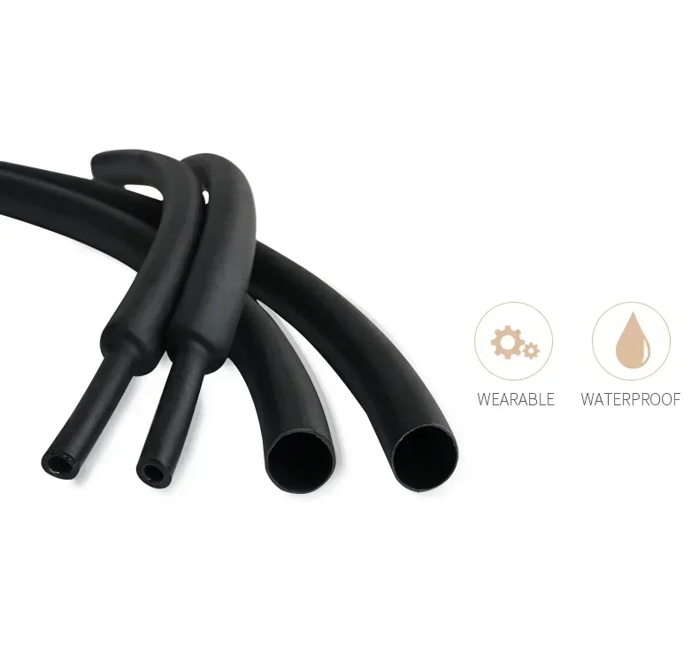 1/3/5/10/25M 3:1 열 수축 튜브 직경 1.6/2.4/3.2/4.8/6.4/7.9/9.5/12.7/15.4/19.1/25.4/30/39/50mm 접착제 이중 벽 튜브 포함