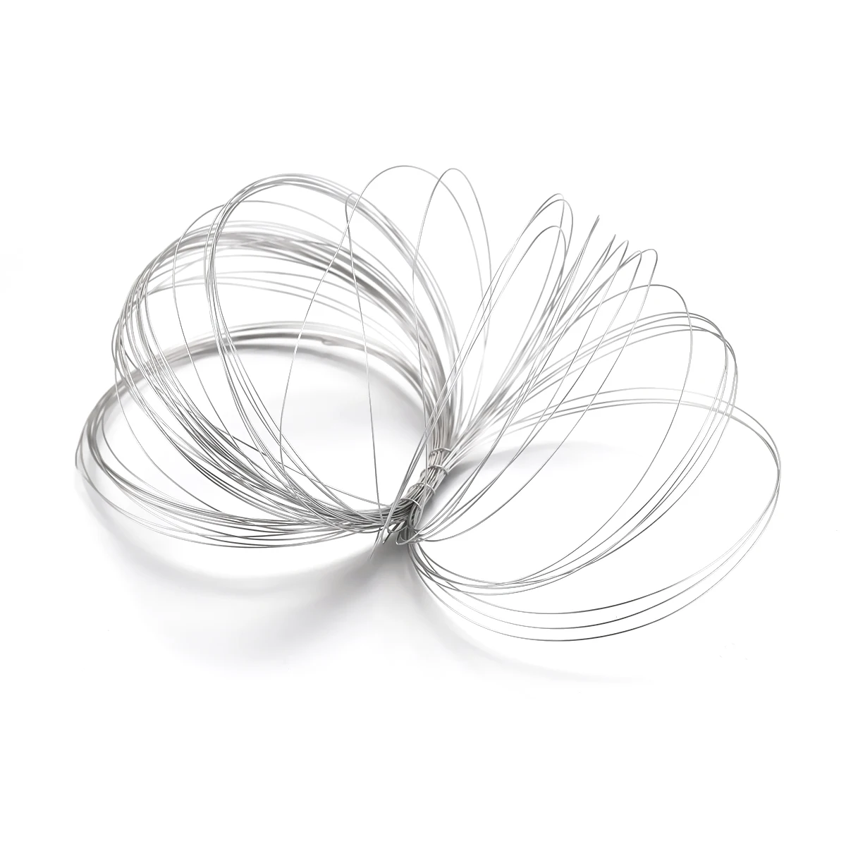 10m/롤 Diy 구슬 와이어 목걸이 팔찌 귀걸이 Jewlery에 대한 스테인레스 스틸 솔리드 와이어 녹 없음 도매 만들기