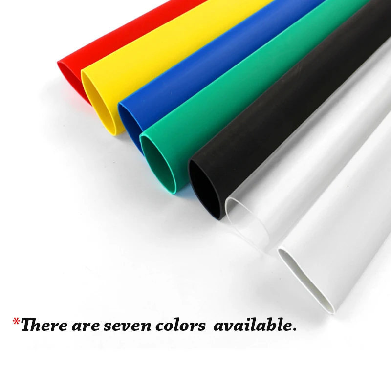 1M/개 투명 3:1 열수축 튜브(이중 벽 접착제 튜브 직경 1.6/2.4/3.2/4.8/6.4/7.9/9.5/12.7/15.4/19.1/25.4/30/39/50)