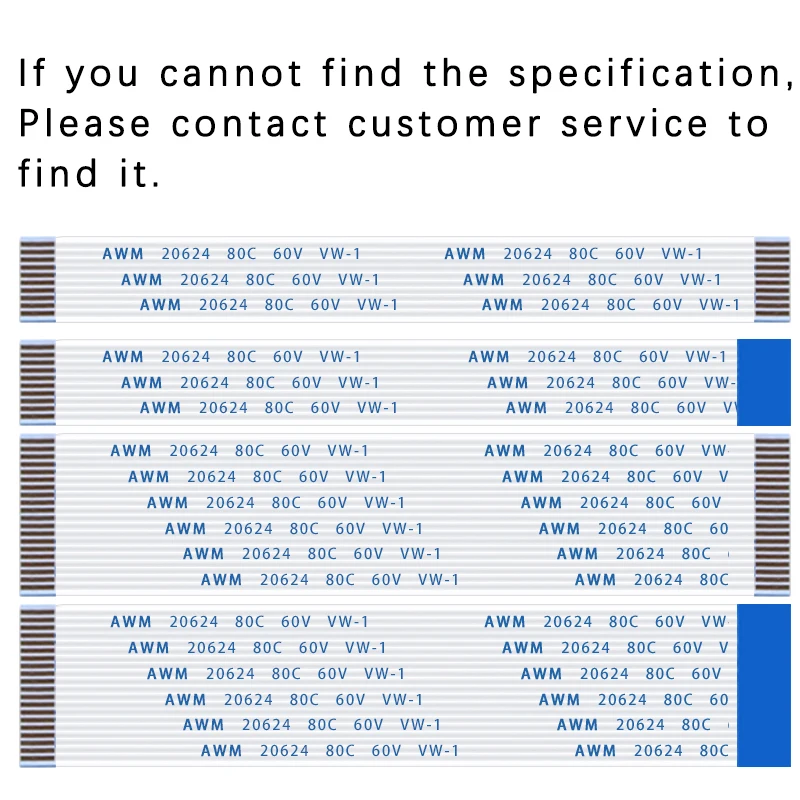 10PCS FPC FFC 리본 유연한 플랫 케이블 4/6/8/10/12/14/16/18/20/24/30/34/40/50/60P 핀 피치 0.5MM 1.0MM A 형 와이어 길이