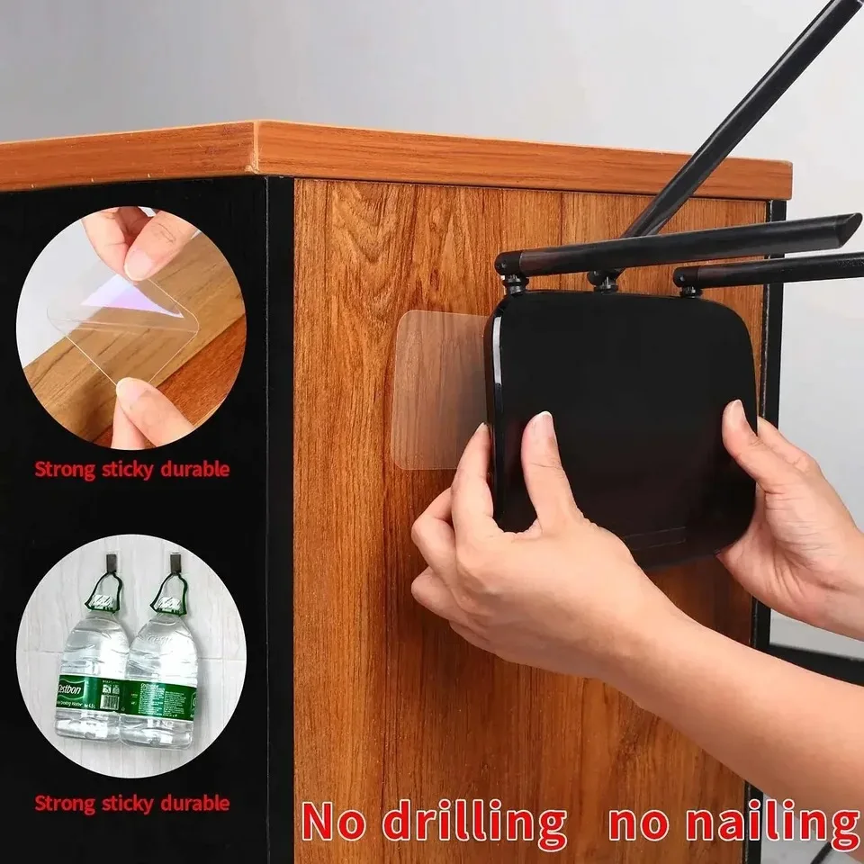 흔적 없음 양면 접착 테이프 투명 나노 테이프 방수 벽 스티커 재사용 가능한 가정용 제품 접착제