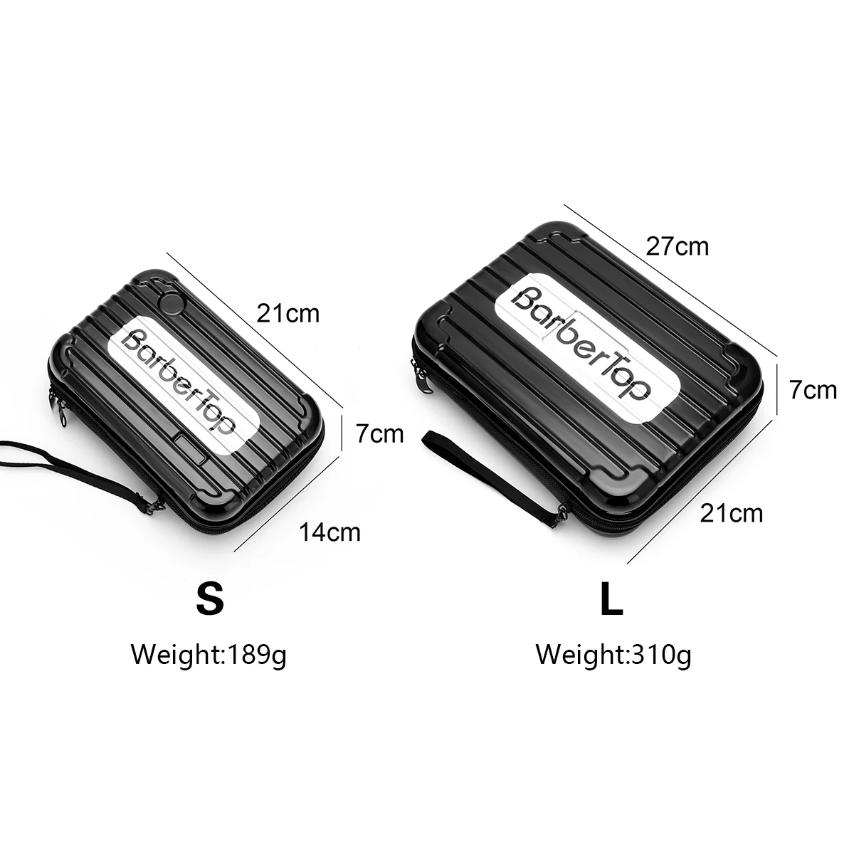 휴대용 헤어 가위 케이스 가방 가방 방수 비 변형 이발사 미용 메이크업 상자 충격 방지 트리머 스타일링 도구 상자